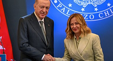 Cumhurbaşkanı Erdoğan, Meloni ile görüştü