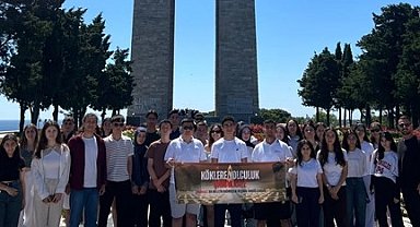 Denizlili gençler "Köklere yolculuk" ile Çanakkale ruhunu yerinde yaşadı
