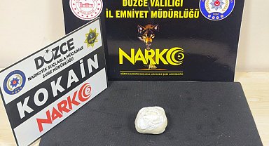 Düzce'de 125 Gram kokain ele geçirildi: 1 kişi tutuklandı