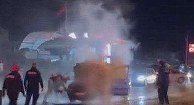 Düzce'de bir araç yangını daha!