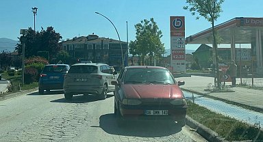 Düzce'de ters yönde ilerleyen sürücüye ceza