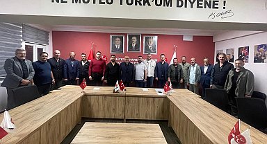 Edirne Keşan'da MHP'nin yeni yönetiminden görev dağılımı
