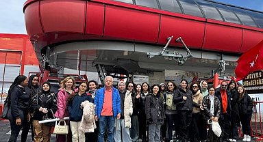 Erasmus öğrencileri Erciyes'e hayran kaldı