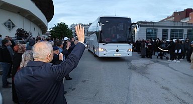 Gebzeli hacı adayları kutsal topraklara uğurlandı