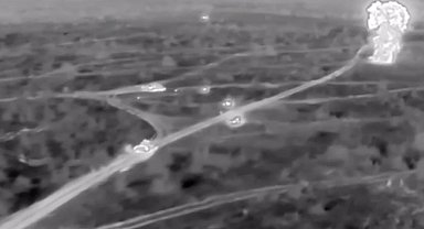 Gelibolu'da gece tatbikatı görüntüleri paylaşıldı