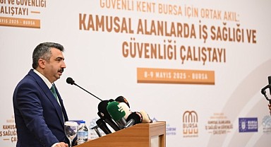 GÜVENLİ ŞEHİR İÇİN GÜÇ BİRLİĞİ BURSA BELEDİYELER BİRLİĞİ, KAMU KURUMLARININ VE SEKTÖR TEMSİLCİLERİNİN KATILIMIYLA ‘KAMUSAL ALANLARDA İŞ SAĞLIĞI VE İŞ GÜVENLİĞİ ÇALIŞTAYI’ BAŞLADI