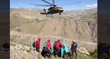 Hakkari'de yaralı vatandaş kurtarıldı