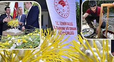 İzmir Beydağ'da Koza Hasat Festivali coşkuyla kutlandı!