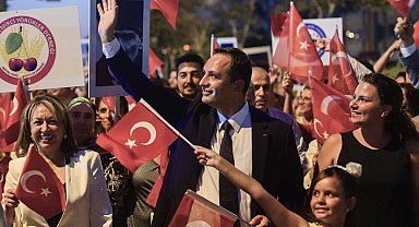 İzmir Bornova'da 19 Mayıs coşkusu heyecanı