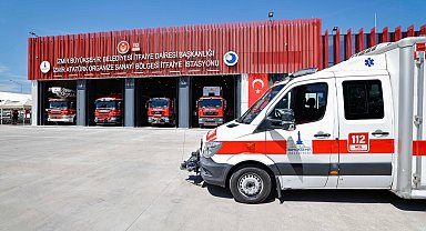 İzmir Çiğli'de itfaiyeye modern istasyon