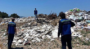 İzmir Gaziemir'de açık alana atığa 1,8 milyar TL 'çevre' cezası!