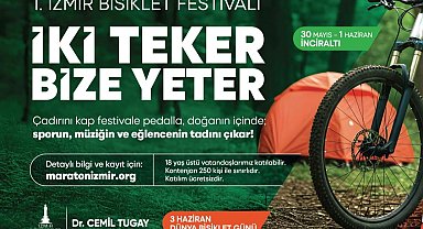 İzmir'de çadırını kap festivale pedalla