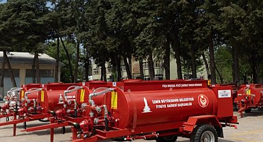 İzmir'in orman köylerinde yangınla mücadele filosu büyüyor