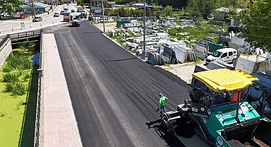 Karacasu'da asfalt çalışmaları başladı