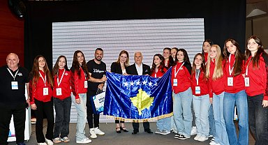 Kardeş kentlerin sporcuları Bursa'da