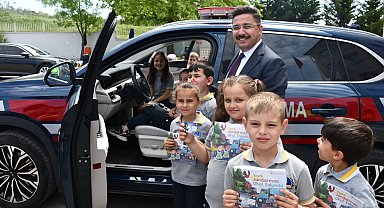 Kaymakam Terzi'den Hasköy İlkokulu'na Trafik Haftası ziyareti