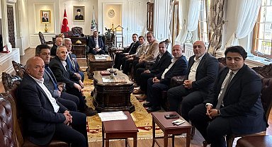 Keşan, İpsala ve Enez temsilcileri Vali Sezer'le bölge sorunlarını görüştü