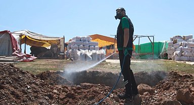 Kocaeli Büyükşehir, kurban pazar yerlerini ilaçlıyor