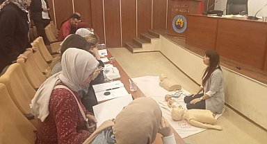 Kocaeli Gölcük'te personele ilk yardım eğitimi