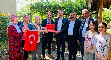 Kocaeli İzmit'te Kıbrıs Gazileri'ne vefa ziyareti