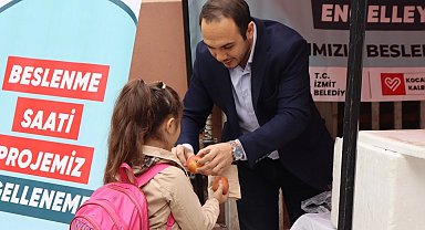 Kocaeli İzmit'te minik kalpler 'Beslenme Saatiyle' ısındı