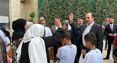 Konya'da Başkan Altay misafir edilen Gazzelilerle buluştu