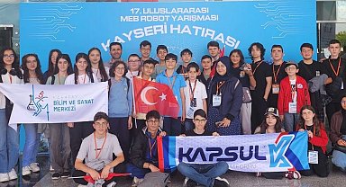 Konya'da MEB Robot Yarışması'nda 6 derece birden