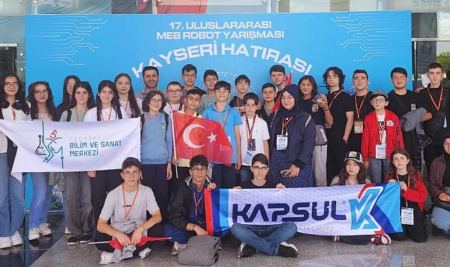 Konya'da MEB Robot Yarışması'nda 6 derece birden