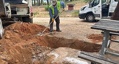 Kuştepe Mesire Alanı'nda bakım çalışması