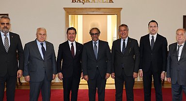 Kuveyt Büyükelçisi Al-Adwani'den Başkan Aras'a ziyaret