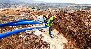Malatya'da 8 bin 100 metre altyapı