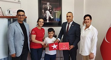 Manisa Büyükşehir, Şehit Süleyman Gür'ün oğlunun özel gününü unutmadı