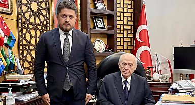 MHP lideri Devlet Bahçeli, Başkan Satıcı'yı kabul etti