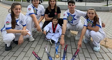 Muğlalı sporcular Yunanistan'da tarih yazdı