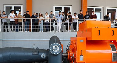 Mühendis adayları enerji üreten sistemleri SASKİ tesislerinde inceledi