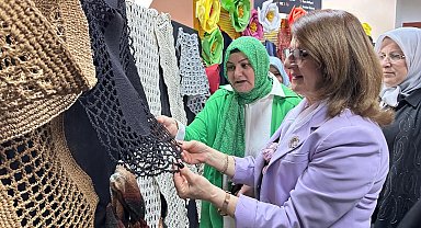 Nilüfer'de Çalılı kadınlar el emeklerini sergiledi