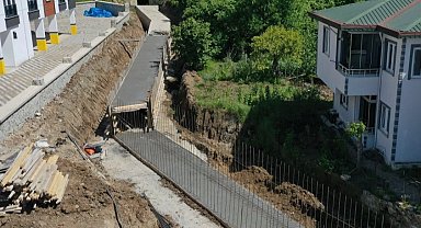 Ordu Altınordu'da alt yapı çalışmaları sürüyor