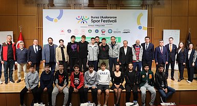 Orhun Ene, Bursa Uluslararası Spor Festivali'nin konuğu oldu