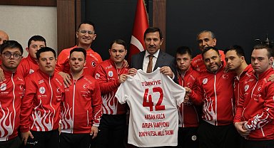 Özel sporculardan Karatay'a ziyaret