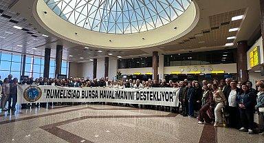 RUMELİSİAD'dan Bursa Yenişehir Havaalanı'na destek... RUMELİSİAD yeni uçuşlara öncülük ediyor