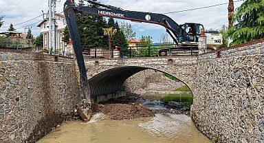 Sakarya Hendek'te dere ıslah çalışmaları tamamlandı