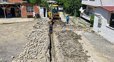 Sakarya Mekece'de 2 bin metrelik içme suyu hattı yenileniyor