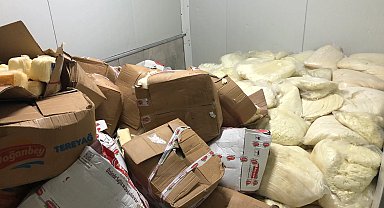 Sakarya'da kaçak süt ürünlerine geçit verilmedi! 5 ton kaçak ürüne el konuldu