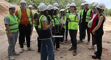 Taş Kırma Tesisi genç mühendisleri ağırladı