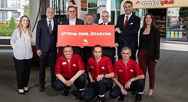 UTTS'de 2 bin 500 istasyona ulaştı