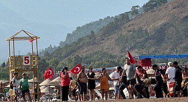 Antalya Adrasan sahili bir genci yuttu!