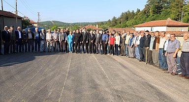 Bilecik'te sezonun ilk asfaltı Sarıdayı Köyü'ne