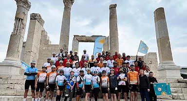 Bisiklet tutkunları, pedallarını TEGV'li çocuklara umut olmak için çevirdi