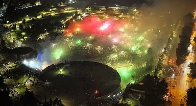 Bursaspor'dan Muhteşem Kutlama