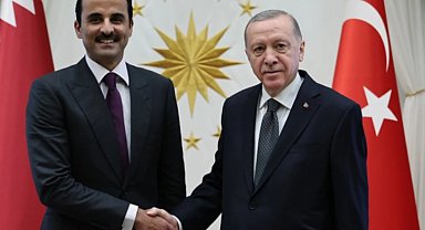 Cumhurbaşkanı Erdoğan, Katar Emiri Al Sani ile görüştü